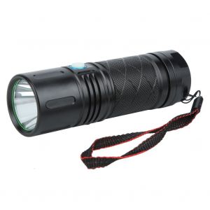 HJLIAN Lampe torche LED ultra-lumineuse en alliage d'aluminium, torche d'urgence etanche a longue portee pour l'exterieur - Neuf