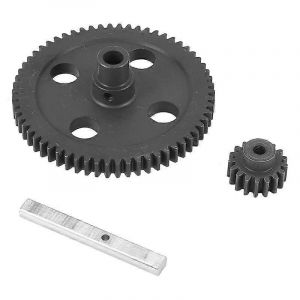 Spur Diff Main Gear 62T Reduction Gear 0015 Pour Wltoys 12428 12423 1/12 RC Car Crawler Short Course Truck Upgrade Parts - Neuf