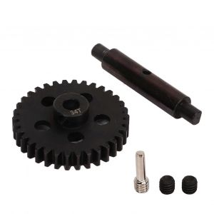 202434T Pignon de moteur Engrenage de moteur en acier métallique avec arbre de bobine pour voitures RC Arrma 1/7 1/8 Series - Neuf