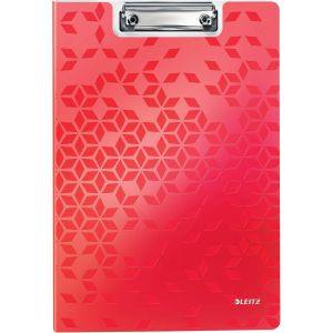 Wow 41990026 A4 Clipboard With Flap Capacity 75 A4 Sheets,Document Holder Made Of Lightweight Polyfoam,Red - Neuf