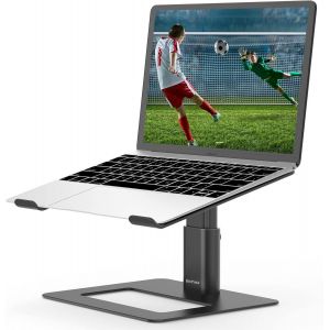 Support Pour Ordinateur Portable, Support Ergonomique Pour Ordinateur Portable R&eacute;glable En Hauteur, Support Pc Portable Compatible Avec Macbook Pro/Air, Dell, Hp, Acer De 10 &Agrave; 17''-Noir - Neuf