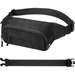 SJZG-Sac Banane Pour L'Extérieur, Sac À La Taille Ceinture Pour Femme Et Homme, Sac De Hanche Fait Avec Prise Casque, Ceinture Réglable Pour Le Cyclisme, La Course, Le Jogging, Les Voyages - Neuf