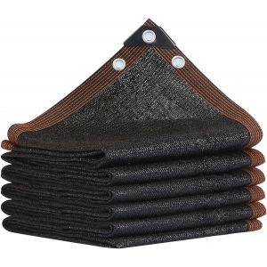 Ulteronixshop-Filet D'Ombrage, Filet Protection Solaire avec ?illets Blocage des UV Noir 80% Voiles D'ombrage 3x5M Toile d'ombrage pour Exterieur/Patio/Balcon/Pergola/Serre/Jardin/Potager - Neuf