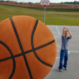 Ballon De Basket Gonflable De Taille Officielle 7 Pour Entrainement En Exterieur Et En Interieur - Neuf