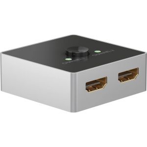 ERYI-58486 Commutateur Hdmi 2 En 1 Sortie / 4K À 60 Hz (2160P) Hdmi/Boîtier De Commutation Hdmi 2.0 Pour Ps4, Ps5, Ordinateurs Portables Ou Moniteurs - Neuf
