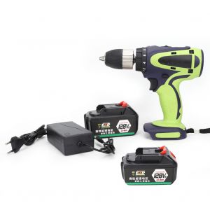 Perceuse-visseuse electrique sans fil Li-ion 250 W, rechargeable, prise UE, batterie 80-240 V, 2 batteries - Neuf