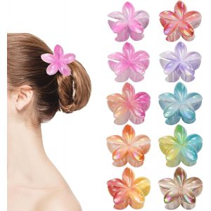 Shiliu-Pince Cheveux Fleurs, 10 Pièces Pinces À Fleurs, Pince Fleur Cheveux, Pince A Cheveux Fleur Décoratives, Pince À Cheveux Fle[ - Neuf