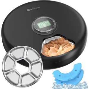 Distributeur Croquettes Chat Automatique Humide: Gamelle Chat Automatique Programmable - Distributeur Croquettes Chien - Distributeurs Nourriture Pour Chiens Refrigere - Mangeoire Chat Sans Fil Piles - Neuf
