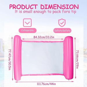 Hamac D'eau Gonflable,Hamac Flottant Inclinable,Hamac De Lit Flottant Gonflable - Neuf