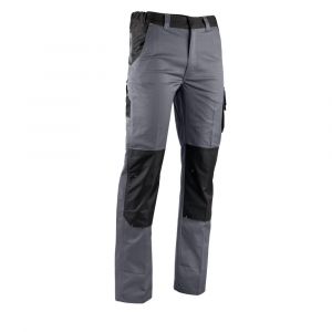 Pantalon de travail bicolore LMA ARION Gris / Noir 46 - Neuf