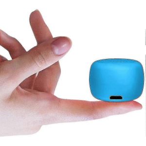 La plus petite mini enceinte Bluetooth - Enceinte Bluetooth sans fil, portable, pour la maison, l'exterieur et les voyages, rechargeable, compatible avec l'iPhone S - Neuf