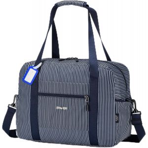 KALANKA-Sac de Voyage Pliable Cabine Avion Bagage Cabine 40x30x20 Wizzair Vueling Volotea Bagage a Main Sac Weekend Maternit&eacute; Piscine Femme Homme Sac de Sport Imperm&eacute;able 25L Bagage Portable - Neuf