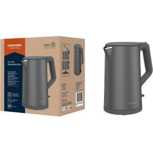 Vm 7340 Bouilloire &Eacute;lectrique 2150 W, Capacit&eacute; 1,5 L, Fonctionnement Du Cordon, Arr&ecirc;t Automatique, &Eacute;l&eacute;ment Chauffant Cach&eacute; En Acier Inoxydable, Double Paroi, Inox Fonc&eacute; - Neuf