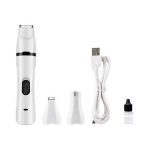 Kit Coupe-Griffes Électrique Multifonction 3 En 1 Pour Chien, Portable, Rechargeable, Silencieux, Sans Douleur, Pour Les Pattes Des Animaux De Petite Et Moyenne Taille. - Neuf