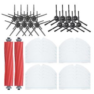 Balai serpillère jetable avec brosse latérale principale pour Xiaomi Roborock Q7 Max / Max+ / T8 - Neuf
