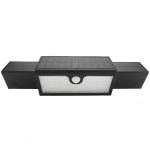 Hjlian Applique Murale Extensible A Energie Solaire A 71 Led, Lampe De Jardin D'exterieur Etanche A Induction Humaine - Neuf