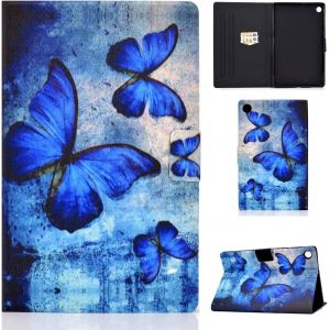 &Eacute;tui Coque Pour Samsung Galaxy Tab A8 10,5 Pouces 2022 2021 Sm-X200/ X205/ X207 Housse &Eacute;tui De Protection Avec Veille/R&eacute;veil Automatique Pour Samsung Galaxy Tab A8 2022/2021, Papillon R&eacute;tro - Neuf