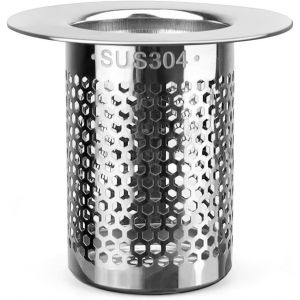.5 × 5 Cm Attrape Cheveux Douche, Filtre Cheveux Douche, Acier Inoxydable Filtre Lavaboe, Bonde Baignoire, Pour Cuisines, Salles De Bains, Balcons (Argent)[APP8808806] - Neuf