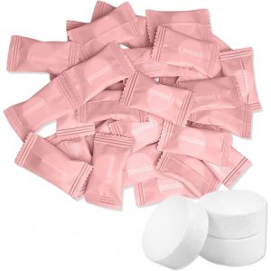 Letnerny-Jetables Compress&eacute;es Serviettes, 120 Pcs Serviette Compress&eacute;e Portables, Serviettes En Coton Doux Magiqu, Mini Serviette De Nettoyage, Pour Maison Camping Beaut&eacute; Salon Voyage|Rose - Neuf
