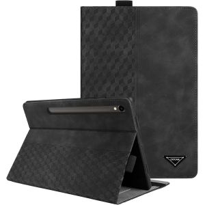 Coque Pour Samsung Galaxy Tab S7 2020 (T870/T875) / S8 2022 (X700/X706) / S9 2023 (X710/X716b/X718u),Tablette Housse De Protection,Cuir Pu Étui Case Pour Samsung Galaxy Tab S7/S8/S9,Noir.[F3257] - Neuf