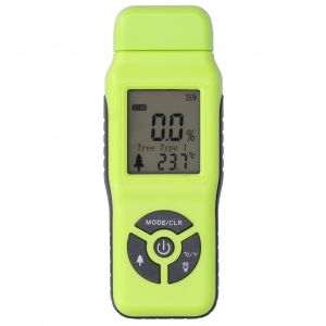 HJLIAN Testeur d'humidite numerique portable LCD pour bois et bois (vert) - Neuf
