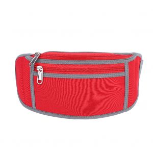 Ceinture Ajustable Pour Course A Pied, Randonnee, Fitness, Entrainement (Rouge) - Neuf