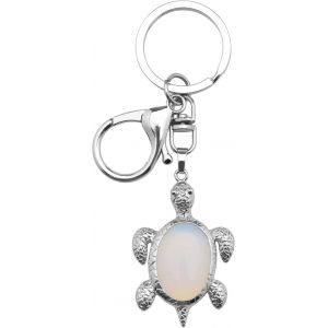 Kal-Pierres Pr&eacute;cieuses Naturelles Mignon Tortue De Mer Porte-Cl&eacute;s &Eacute;nergie Pierre Homard Fermoir Pendentif Breloque Pour Sac &Agrave; Main T&eacute;l&eacute;phone Portable Bijoux Accessoire - Neuf
