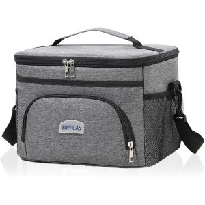 TZF-Grand Sac Isotherme Repas 13,6L ¿ Lunch Bag Isotherme pour Femme & Homme ¿ Sac Repas Isotherme Étanche et Léger pour Pique-Nique, Camping, Plage, Travail, Voyage - Neuf