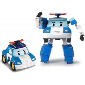 Robot Transformable Sbsg Robocar Poli, Figurine D'action Transformable De 10 Cm, Véhicule D'urgence De La Police, Voiture De Sauvetage Pour Les Fêtes D'anniversaire-Pink 1pcs - Neuf