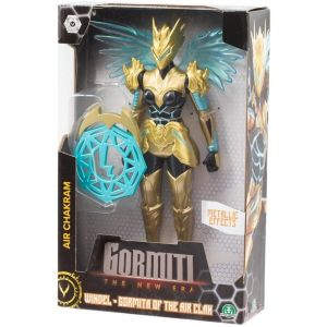Sansh-Gormiti, Figurine Articulée 27 Cm, Gormiti Avec Son Arme, Modèle Air - Windel, Pour Les Enfants À Partir De 4 Ans, Grv062, Multicouleur - Neuf