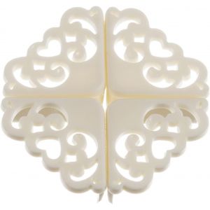 Lot de 4 housses de protection d'angle de table en PVC de couleur unie anti-collision pour la protection des coins de table pour b&eacute;b&eacute;s,enfants et b&eacute;b&eacute;s,noir pour meubles,s&eacute;curit&eacute; b&eacute;b&eacute; - Neuf