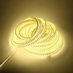 6 Metres Blanc Froid IP67 LED Bande Flexible AC 220 V 5730 Bande Avec Clips de montage pour salle a manger armoire de chambre a coucher interieure (Blanc Froid, 6) - Neuf