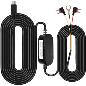 Mini Kit De C&acirc;blage De Cam&eacute;ra De Tableau De Bord Avec Port Usb, Convertit 12v-24v En 5 V/2.5a,Protection Basse Tension&iquest; Chargeur De Cam&eacute;ra De Tableau Bord De Voiture, Kit De C&acirc;ble De 320 Cm - Neuf