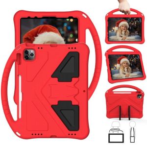 Coque En Eva Antichoc Pour Ipad Air 11 (2024/2025) Avec Support - Rouge - Neuf
