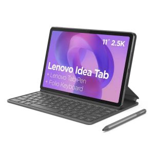 Tablette Lenovo Idea Tab 11" 256Go/8Go Wifi Grise + Stylet Lenovo Tab Pen + Clavier Folio Lenovo - Neuf