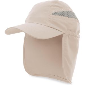 Kalanka-Casquette Avec Protection Cou Et Nuque. Casquette Trekking Montagne Randonnée. Casquette À Fermeture Réglable En Microfibre. Casquette Pour Homme. Casquettes Pour Femme. - Neuf