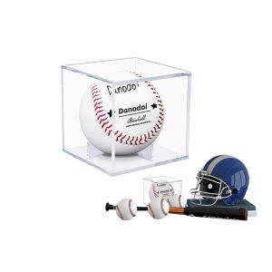 Vitrine Empilable Carr&eacute;e Pour Balles De Baseball Avec Protection Uv - Neuf
