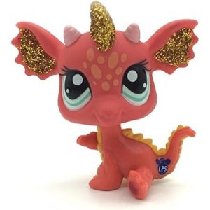 Littlest Pet Shop 2484 Chinois nouvel an 2012 LPS Dragon Rare Article - Neuf