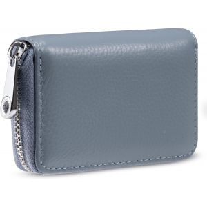 TRAHOO-Cartes en Cuir RFID Porte-Cartes Porte Monnaie de Cr&eacute;dit Cas de Carte de Visite Porte-Case Protector pour Femmes Hommes avec 12 Fentes - Neuf