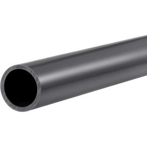 Kalanka-Tuyau Rigide En Pvc Rond Tube Pvc 16mm Diam&egrave;tre Interne 20mm Diam&egrave;tre Externe 0.35m Fonc&eacute; Gris Haut Impact Pour Eau Tube Artisanats - Neuf