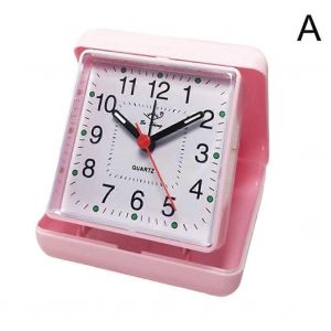 Reveil portable sans tic-tac, repetition silencieuse, petite horloge de chevet - Neuf