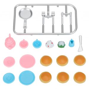 Mini Jouets Pour Le Petit-Dejeuner Dans Une Maison De Poupee, Cuisine Miniature, Nourriture Et Boissons, Modele De Jouets Pour Accessoires De Maison De Poupee. Jouets Pour Le Petit-Dejeuner Dans Une Maison De Poupee. - Neuf
