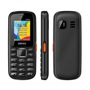 T&eacute;l&eacute;phone Portable Senior 1.77 Pouces Triple SIM 2G LED Torche Noir Noir YONIS - Neuf