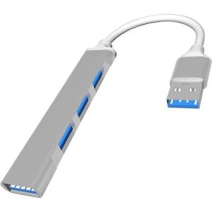 Aluminium mince PS4 USB Hub Multi USB Expander pour ordinateur portable PC Playstation - Neuf