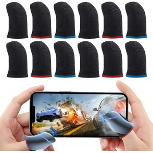 Lot De 30 Doigtiers De Jeu En Fibre Noire, Anti-S&eacute;cheresse, Respirants Et Sensibles - Doigts De Jeu Antid&eacute;rapants Et Respirants[Z1183] - Neuf