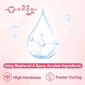 Resine Uv 200g Kit Avec Lampe- Resine Uv Transparente Cristal Clair R&eacute;sine &Eacute;poxy Uv Durcissement Rapide Durcie Resine Uv Pour Bijoux Pour D&eacute;butants Fabrication Avec Tapis En Silicone - Neuf