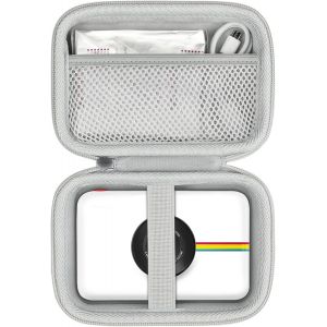 MEVRONISSHOP-Dur Cas &eacute;tui de Voyage Housse Porter pour Polaroid Snap Touch Appareil Photo (Fermeture &eacute;clair Blanche) - Neuf