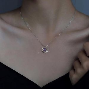Kal-Collier &Eacute;toile Lune Collier Ras Du Cou En Argent Collier &Eacute;toile Cz Collier Zircone Cubique Collier Lune Collier Pendentif En Cristal Collier Strass D&eacute;licat Bijoux Pour Femmes Et Filles - Neuf