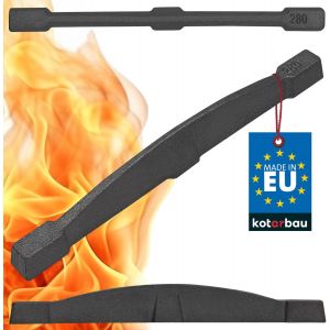 Cast Iron Fireplace Grill 280 mm Cast Iron Grill for Wood Stove Insert Fireplace Grill Cast Iron Fireplace - Neuf