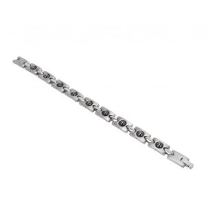 Bracelet de therapie magnetique pour la perte de poids et la reduction de la fatigue, en acier titane, bijoux pour les soins de sante - Neuf